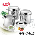 Stainless Steel Cookware Set with Frypan